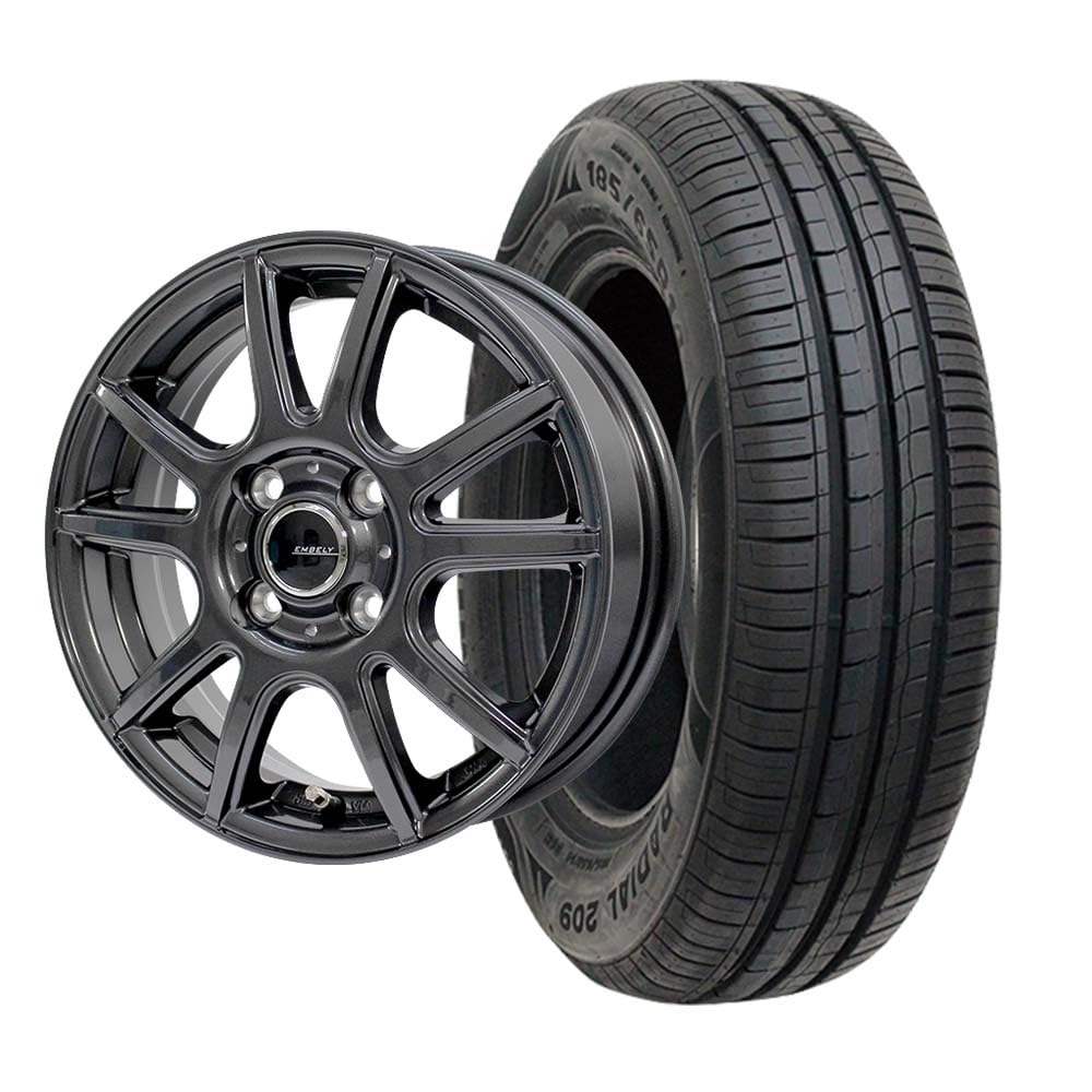 Amazon | 155/70R13 ホイールセット MINERVA 209+S10 13x4.0 +45 100x4